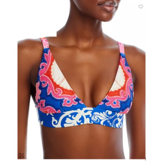 Triangle Bikini Top Embroidered S - Picture 7 of 9